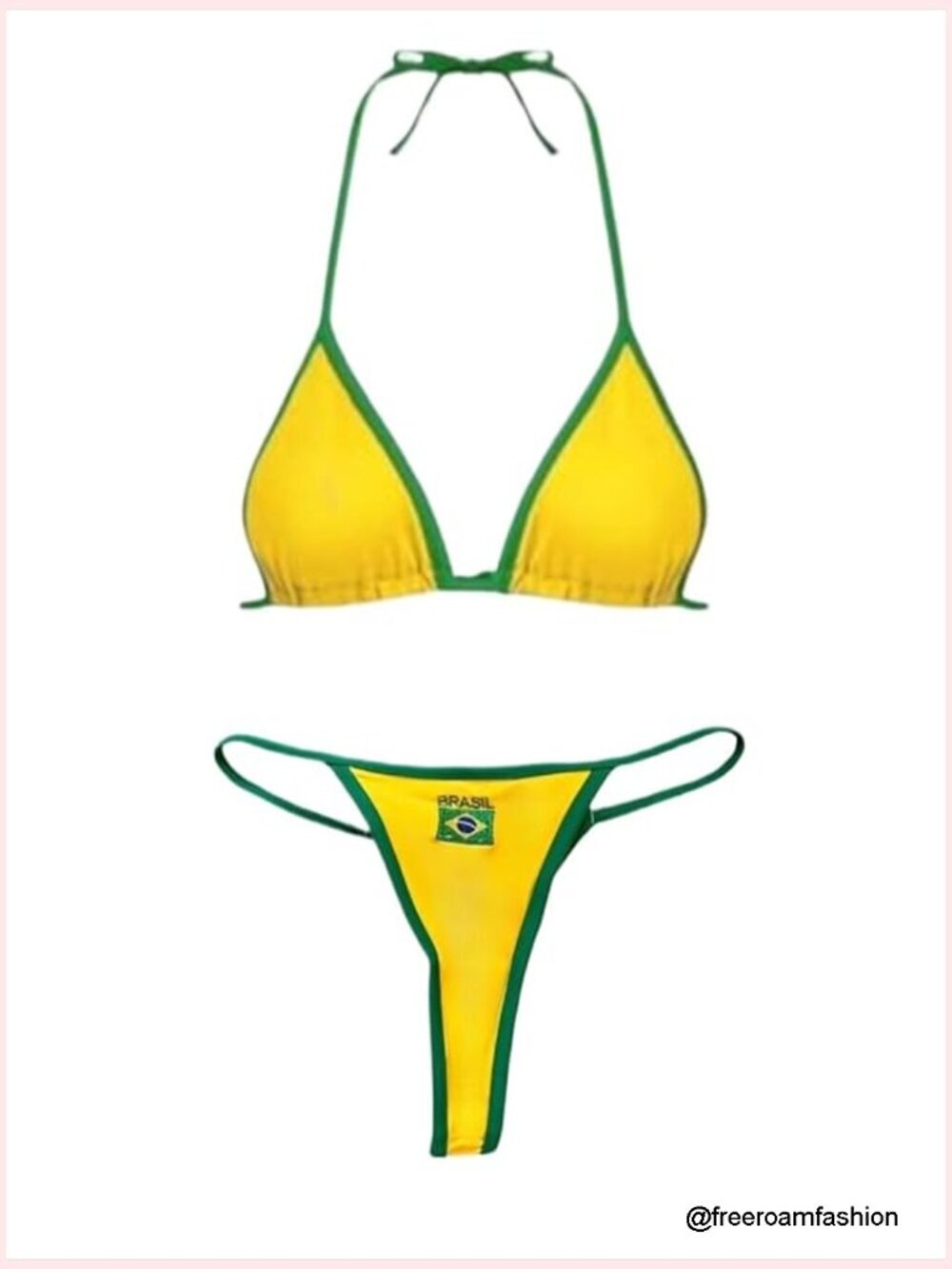 Y2k Halter Bikini Set 2 Piece Sexy Swimsuit Summer Beach Bikinis